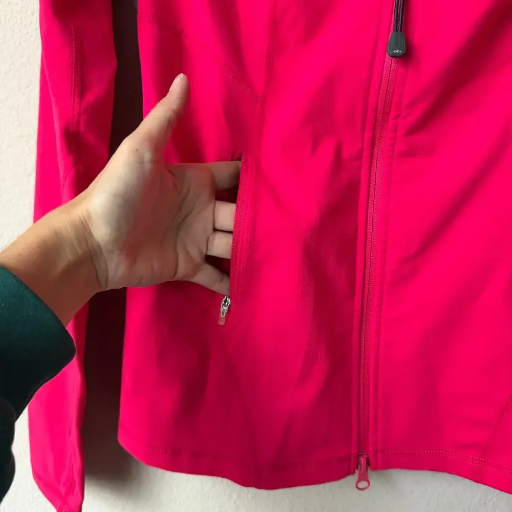 Zella Bright Red Full Zip Performance Jacket Size XS - Picture 3 of 4